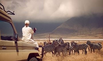 tourists in nationalpark