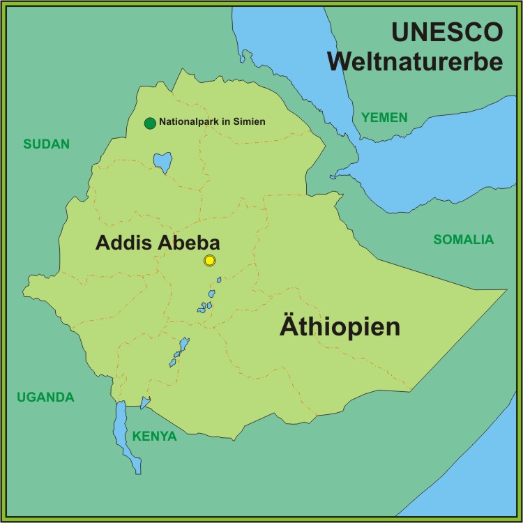 UNESCO Weltnaturerbe in Äthiopien